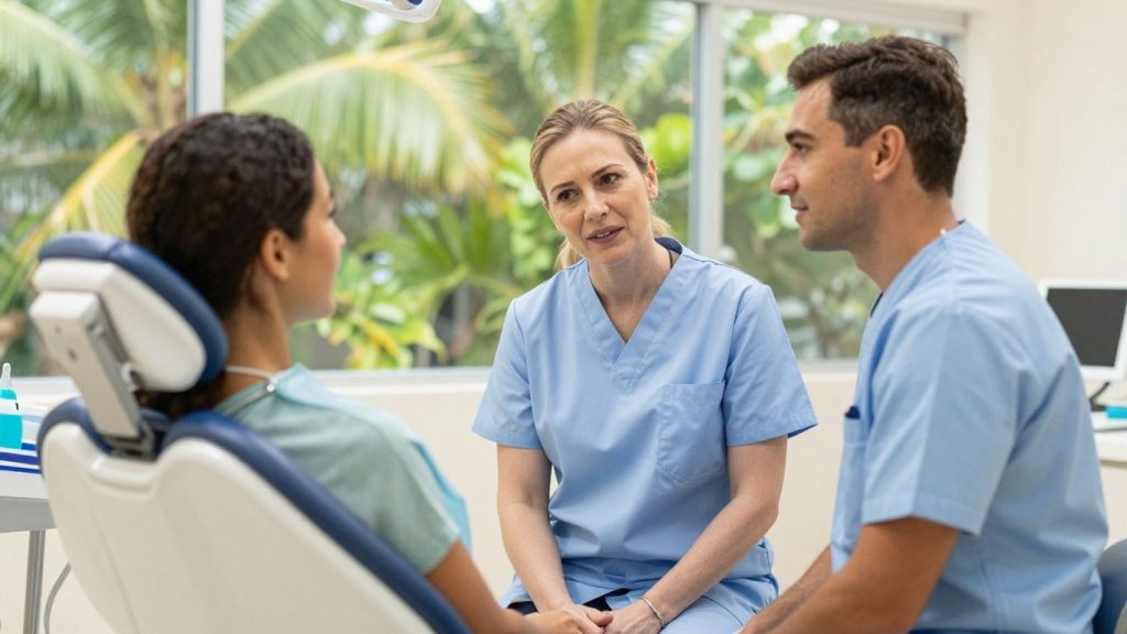 Compassionate dental consultation in a calm Cayman clinic